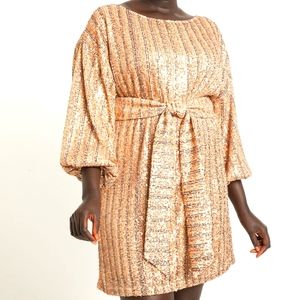 Eloquii NWT Striped Sequin Easy Dress Size 22/24